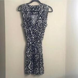 Robert Louis Black and White Diamond Printed Romper One Piece Jumpsuit